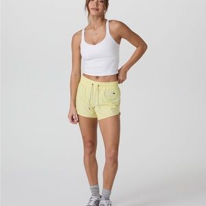 Women's Yellow Vuori Drawstring Shorts